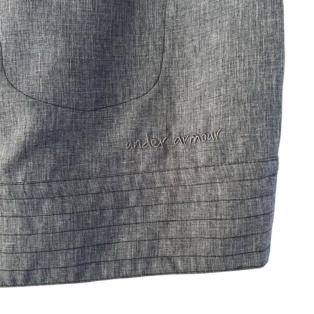 Under Armour MNT Women's Skirt Size 8 Gray Pockets Zip Golf Mini Activewear - Picture 14 of 15